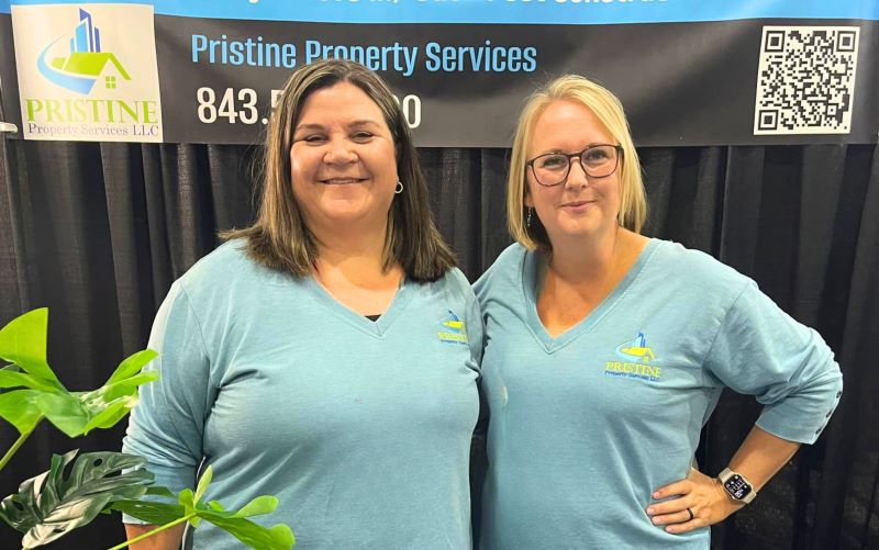 Pristine Property Services LLC Owners Lauren Poole and Addie Lint