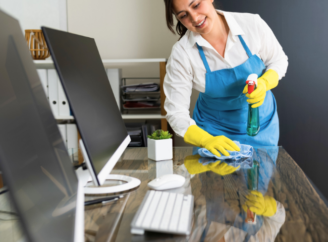 Pristine Property Services Office Cleaning Disinfect During Cold and Flu Season